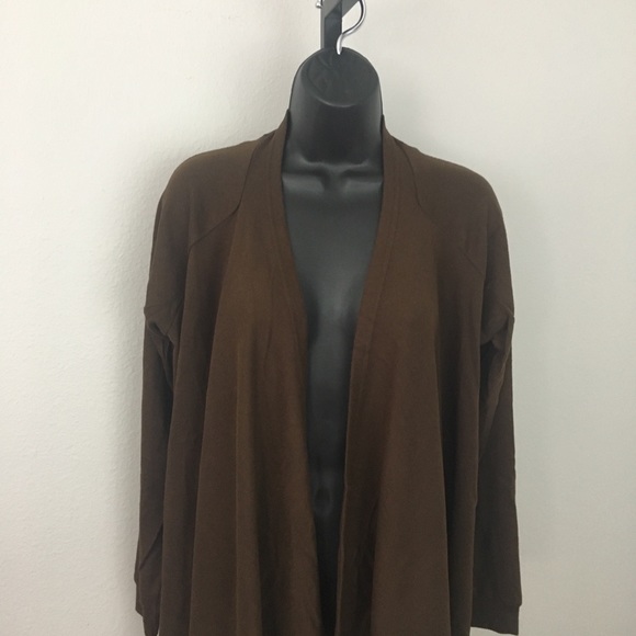 Brown waterfall sweater - Picture 5 of 8